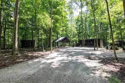 Image de Three Cozy Cabin Retreats nestled in nature