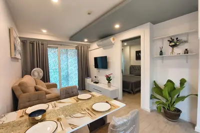 Image de Cozy 1-bedroom apartment in fantastic Pattaya with fitness room, Ac