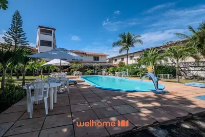 Image de Suíte em Itapuã com Piscina e Conforto