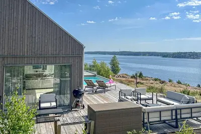 Image de Maison en bord de mer à åkersberga avec sauna