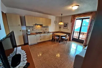 Image de Appartement 'Weitblick' avec vue sur la montagne, piscine commune et Wi-Fi