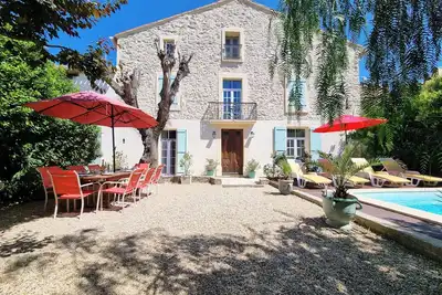 Image de Grande maison avec charme et piscine à Olonzac
