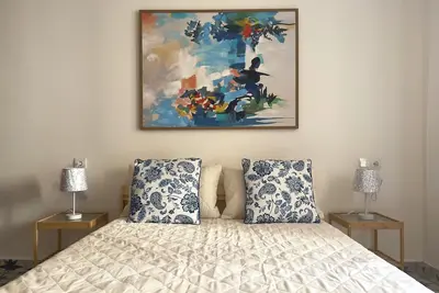 Image de Appart familial cosy et propre 2 ch. au cœur de Rabat, vue Tour Hassan, P Free