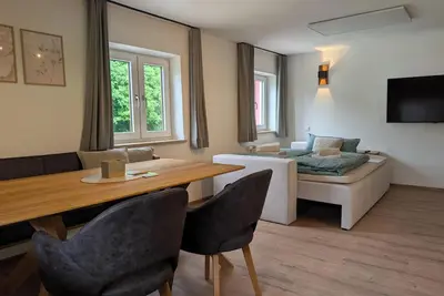 Image de Panorama vacation apartment Göllblick for 4 people with balcony and terrace, quiet location