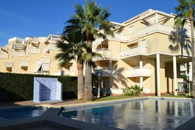 Image de Appartement en bord de mer avec piscine et parking à Denia - Capacité 8 pers.