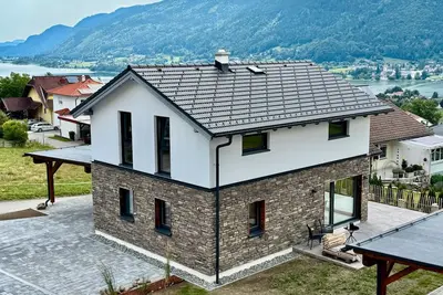 Image de Maison de vacances 'Steinrose' avec vue sur le lac, terrasse privée et Wi-Fi