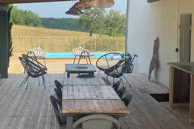 Image de Maison de vacance à la campagne, piscine privée chauffée, tranquillité assurée