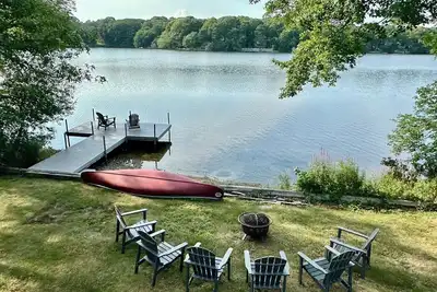 Image de New! Waterfront - Swimmable Pond w/ Sauna, Kayaks, Pool Table & Ping Pong