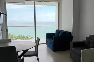 Image de Santa Marta Pz Colorados Edf. Sierra Beach Resort view and direct access to the sea-.