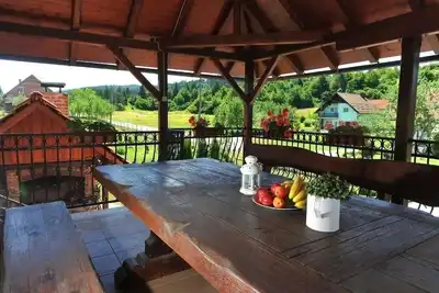 Image de Appartement de deux chambres avec la terrasse Saborsko, Plitvice (A-24278-a)