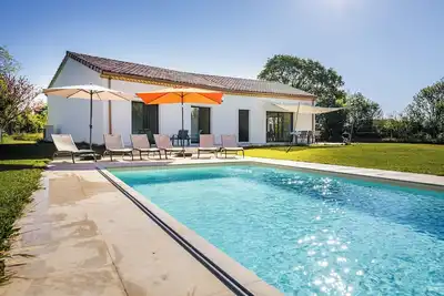 Image de Merlote, une excellente maison de vacances avec piscine privée