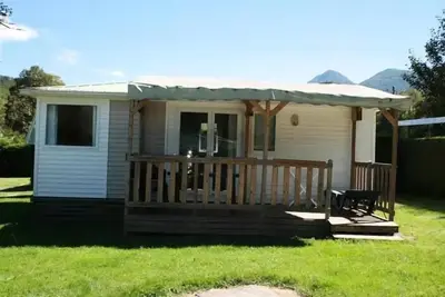 Image de Mobil-Home Erce avec terrasse couverte 2 salles d'eau 4 personnes