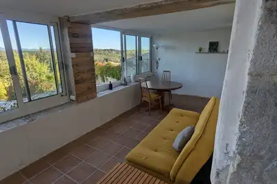 Image de Grand studio vue panoramique avec terrasse, proche Gorges du Verdon  & Moustier