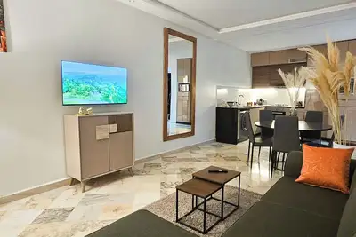 Image de Bel appartement 2ch Guéliz – Terrasse + Parking