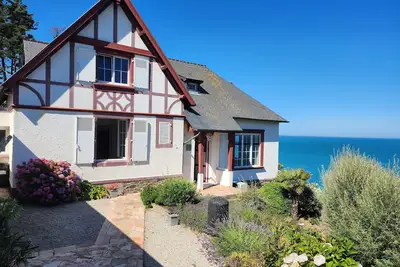Villa front de mer Granville vue sur l'Archipel de Chausey