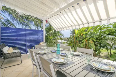 Image de Villa Mango 250 mètres de la Plage à pieds Jardin tropical Espace de télétravail