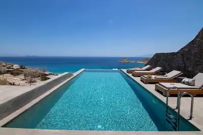 Image de Exquisite Mykonos Villa | Villa Golden Aegean | 4 Bedrooms | Breathtaking Sea