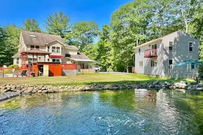 Image de Charming 3-bedroom guest cottage in tranquil Effort with Ac, Hot tub, Pool, Steam