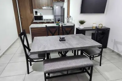 Image de Amplio depa con alberca, gym, terraza y seguridad.