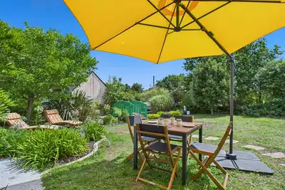 Image de 300m plage - duplex avec jardin pour 4