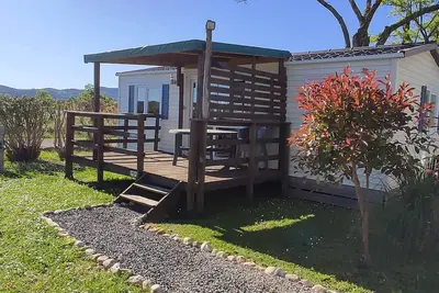 Image de Mobil home 4 personnes avec terrasse à Anduze