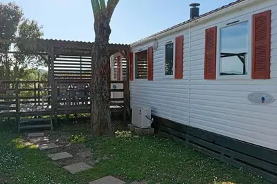 Image de Mobil home avec terrasse pour 6 personnes à Anduze
