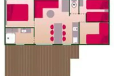 Image de Cottage 3 chambres, 7 pers, terrasse vue lac