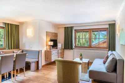 Image de Appartement 'Top 2' avec vue sur la montagne, balcon et Wi-Fi