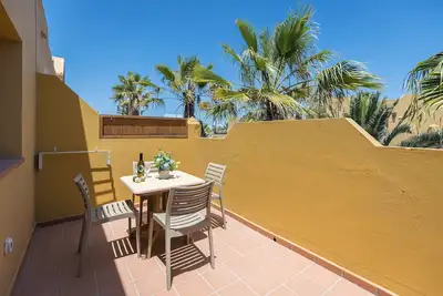 Home2Book Breezy Palm View Duplex with Pool