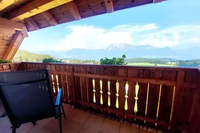 Image de Appartement 'Alpenglühn' avec vue sur les Dolomites, balcon et Wi-Fi