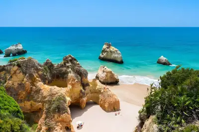 Image de Appartement 'Alvorada Divinal' avec vue sur la mer, jardin privé et balcon