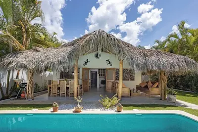 Image de C3 Villa avec piscine privée 80 m de la plage de Ballenas - Starlink