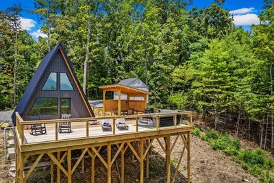 Image de A-Frame Cabin In Smoky Mountains