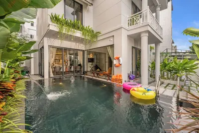 Image de 5bdrm Luxury Modern Pool Villa + Suite, 5 Min to My Khe Beach
