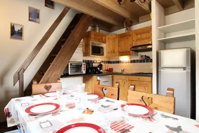 Image de Spo012m Appartement spacieux pour 6 personnes avec vue sur le village