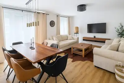 Image de Stylish 3-room apartment in Leipzig | Central, modern & perfect for 6 guests