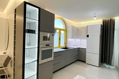 Image de The Penthouse Beachfront Apartment, Santorini Residence Drymadhes, Dhermi