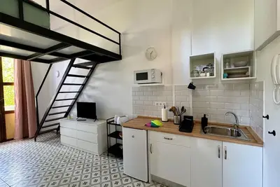 Image de Studio-Salle de bain privée-Vue sur Jardin