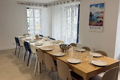Image de Maison 8 chambres(16 personnes), proche ville close Concarneau, 200m de la mer