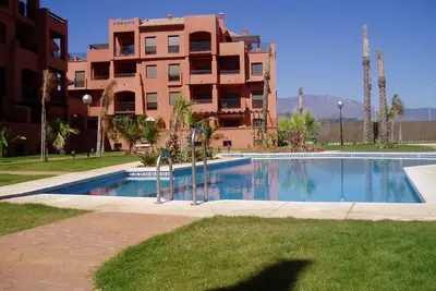 Image de Spacious apartment in Salobrena with large terrace and garden and pool views.