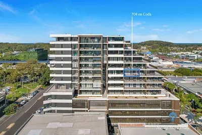Image de 708 on Coda – Modern 1br Apartment with Balcony & City Views
