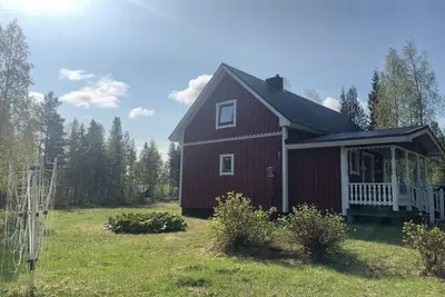 Image de Vacation home in the middle of the nature of Swedish Lapland with privat sauna
