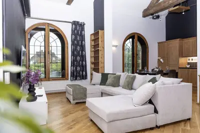 Image de Résidence-Large-Salle de bain privée-Vue sur la campagne