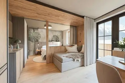 Image de Apartment für bis zu 4 Personen mit Sauna