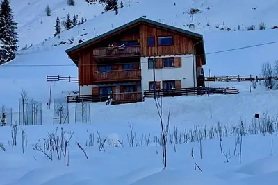 Image de Appartement 'Sunny Arabba' avec Vue sur la Montagne, Jardin Privé et Wi-Fi