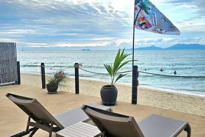 Image de 2-bedroom beachfront house with fast Wifi