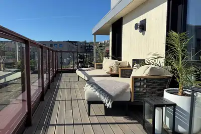 Image de Oslo Penthouse • 70m² Private Rooftop Terrace • Fireplace & Parking
