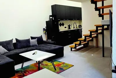 Image de Stylish loft apartment with workspace - quiet location in the Rhine-Main area