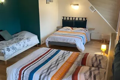 Image de Chambres d'hôtes 'À La Ferme' avec terrasse partagée et Wi-Fi