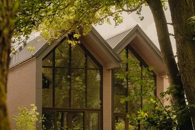 Image de Chalet-Salle de bain privée-Vue sur la campagne